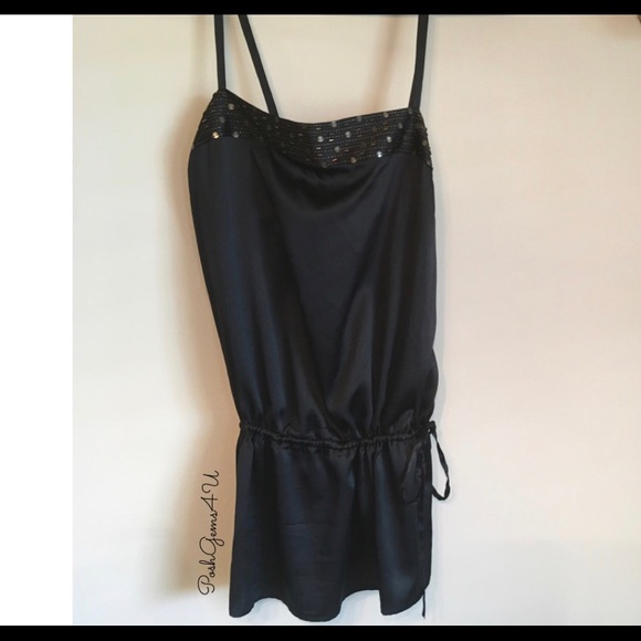 PRELOVED ✨ Express Black Silk Blouse - Picture 3 of 4